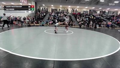100 lbs 3rd Place Match - Davis Westendorf, Immortal Athletics WC vs Kai Weiss, Open Mats