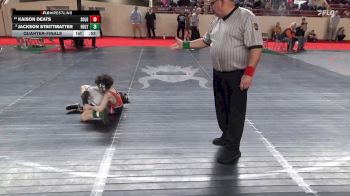65_B lbs Quarterfinal - Kaison Deats, Solomon Plains vs Jackson Strittmatter, Holy Name