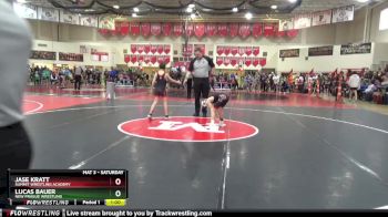 80 lbs Champ. Round 1 - Lucas Bauer, New Prague Wrestling vs Jase Kratt, Summit Wrestling Academy