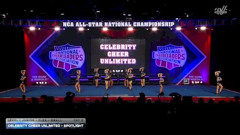 Celebrity Cheer Unlimited - Spotlight [2026 L1 Junior - Flex - Small Day 2] 2026 NCA All-Star National Championship