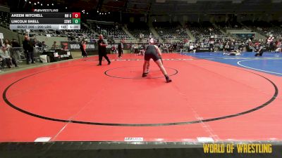 200 lbs 2nd Place - AKEEM Mitchell, NM Gold vs Lincoln Snell, South Side Wrestling Club
