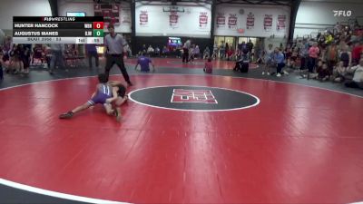 53 lbs Cons. Semi - Hunter Hancock, WBNDD vs Augustus Manes, Burlington Junior Wrestling