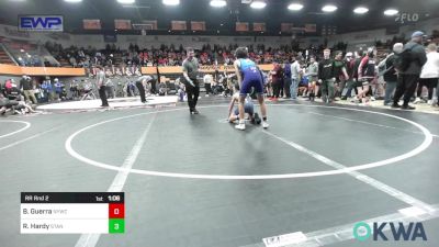 80/86 lbs Rr Rnd 2 - Brennan Guerra, Newcastle Youth Wrestling vs Rhett Hardy, Standfast OKC