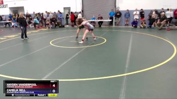 110 lbs Round 2 - Camelia Bell, Glacier Bear Wrestling Club vs Hayden Vanderpool, Pioneer Grappling Academy