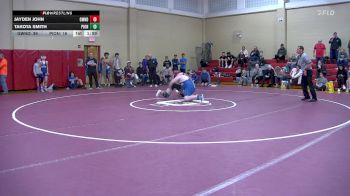 285 lbs Day 1 (round 4) - Jayden John, Gowanda vs Takota Smith, Pioneer