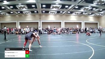 136 lbs Quarterfinal - Raeanna Halvorson, Durham Elite vs Hannah Hernandez, The Factory WC