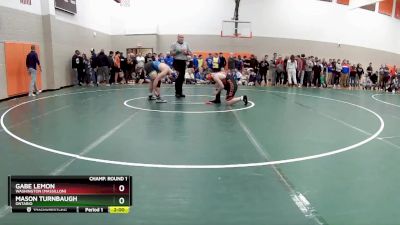 150 lbs Champ. Round 1 - Gabe Lemon, Washington (Massillon) vs Mason Turnbaugh, Ontario