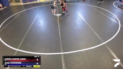 59 lbs Round 1 - Justin-Carter Jones, IL vs Dake Zwanziger, IA