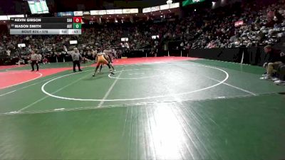 176 lbs Cons. Round 2 - Mason Smith, AUT1 vs Kevin Gibson, SAN1