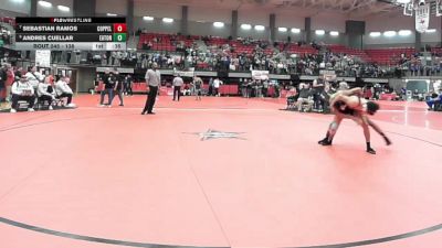 138 lbs Cons. Round 2 - Sebastian Ramos, Coppell vs Andres Cuellar, Northwest Eaton