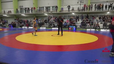 57kg Semifinal - Meagan Summers, Jr Huskies vs Myla Blackshaw, Matmen WC