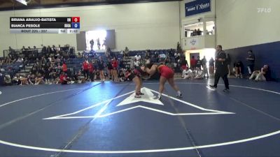 207 lbs Cons. Round 1 - Briana Araujo-Batista, Unattached vs Bianca Pesole, Simpson University (CA)