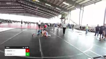 70 lbs Consi Of 8 #2 - Thiago Gawryl, Unaffiliated vs Elijah Armijo, Los Lunas Tigers