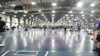 132 lbs Rr Rnd 3 - Bradley McCue, Owen Valley - HSB vs Logan Wilson, Ohio Titan Gold - HSB