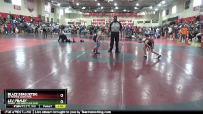 90 lbs Champ. Round 1 - Levi Fraley, Forest Lake Wrestling Club vs Blaze Berguetski, St. Francis Gladiators