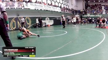 113 lbs Cons. Round 1 - Sam Rennecker, Hoover (North Canton) vs Rushi Patel, Columbia (Columbia Station)
