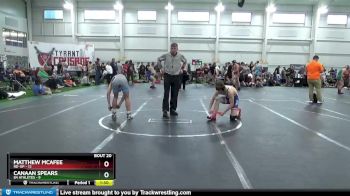 132 lbs Round 4 (10 Team) - Canaan Spears, 84 Athletes vs Matthew McAfee, Rd-Up