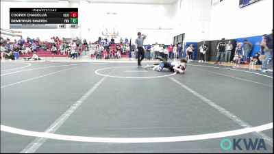126 lbs Consolation - Cooper Chagollia, Blue Devil Wrestling vs Demetrius Swatek, Yukon Wrestling Academy