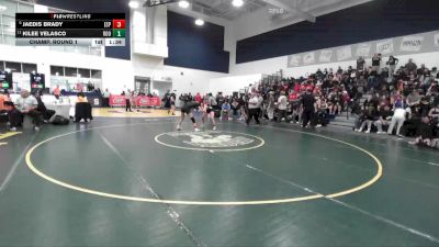 120 lbs Champ. Round 1 - Kilee Velasco, North Torrance vs Jaedis Brady, Esperanza