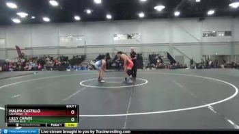 200 lbs Quarterfinals (8 Team) - Maliya Castillo, California vs Lilly Chavis, Georgia Blue