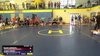 67 lbs Round 2 - Geo Burney, Maize Wrestling Club vs Bowen Freisberg, Caney Valley Wrestling