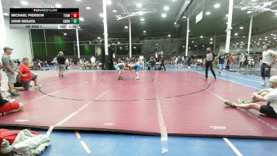 122 lbs Rr Rnd 1 - Michael Pierson, Team Eagles - HSAm vs John Segata, Council Rock South - HSAm