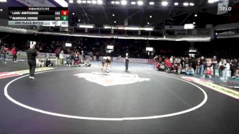 Girls 145 lbs 3rd Place Match - Lanu Amituanai, Chief Sealth (Girls) vs Marissa Denke, Glacier Peak (Girls)
