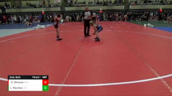 75 lbs Cons. Semi - Carter Strauss, No Nonsense Wrestling vs Liam Rouleau, Chippewa Elite Wrestling