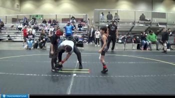 53 lbs Round 1 (4 Team) - Caleb Pick, Saranac Youth Wrestling Club vs Julian Mata, ARES Black
