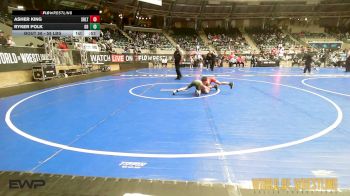 58 lbs 2nd Place - Asher King, Sebolt Wrestling Academy vs Ryker Polk, Great Bridge