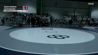 50 kg Champ. Rd Of 64 - Mariah Anderson, Air Force Regional Training Center vs Jaclyn Bouzakis, Team Greco