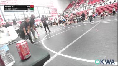 58 lbs Round Of 16 - Boston Fry, Morrison Takedown Club vs Xander Cermak, Perry Wrestling Academy