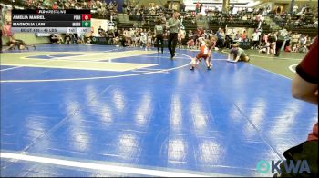 46 lbs Consolation - Amelia Mairel, Perry Wrestling Club vs Magnolia Law, Morrison Takedown Club