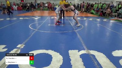 C-132 lbs Consi Of 16 #2 - Nate Harden, MI vs Jacob Bayless, OH