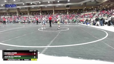 80 lbs Quarterfinal - Riggen Stark, Rams Wrestling vs Austin Ellington, Team Lightning