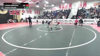 105 lbs Champ. Round 2 - Leanna Remington, Folsom vs Alexis Toscano, Lincoln, Stockton