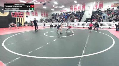 105 lbs Champ. Round 2 - Leanna Remington, Folsom vs Alexis Toscano, Lincoln, Stockton