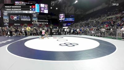 135 lbs Quarters - Paisley Morrison, OR vs Erika Sleznikow, WI