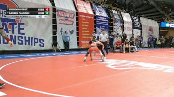 120 Class 3 lbs Cons. Round 1 - Darren Faustlin, Van Horn vs Eberson Perez, McDonald County