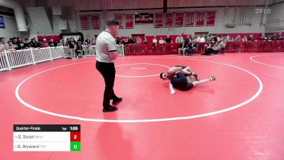 182 lbs Quarterfinal - Gino Sicari, Beverly vs Douglas Alyward, Triton