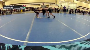 125 lbs Cons. Round 2 - Jordan Ovalle, Adrian NCAA vs Braddock King, Michigan State University Club