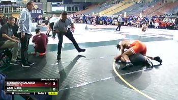 184 lbs 2nd Wrestleback (16 Team) - Leonardo Galasso, Indiana Tech vs Abel Nava, Providence (Mont.)