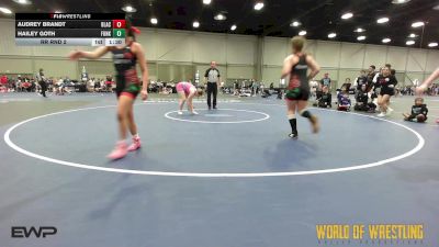 160 lbs Rr Rnd 2 - Audrey Brandt, Black Widows K-6 vs Hailey Goth, Funky Singlets K-6