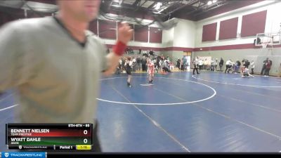 85 lbs Semifinal - Bennett Nielsen, Team Prestige vs Wyatt Dahle, Agon