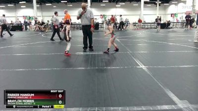 52 lbs Round 1 - Parker Mangum, FearThis Wrestling vs Braylon Morris, Wilson School District