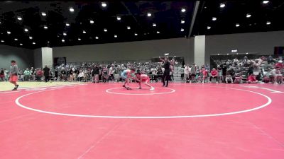 100 lbs Cons. Round 3 - Sebastian Clark, TX vs Kaleb Gordon, IA