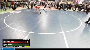 182 lbs 1st Place Match - Max Matthias, WI vs Brice Henry, MO