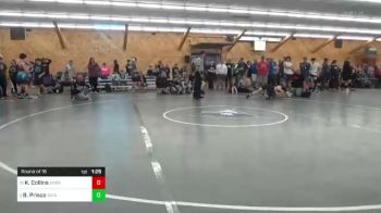 140 lbs Round Of 16 - Keian Collins, Sherrill vs Blake Prisco, Bainbridge