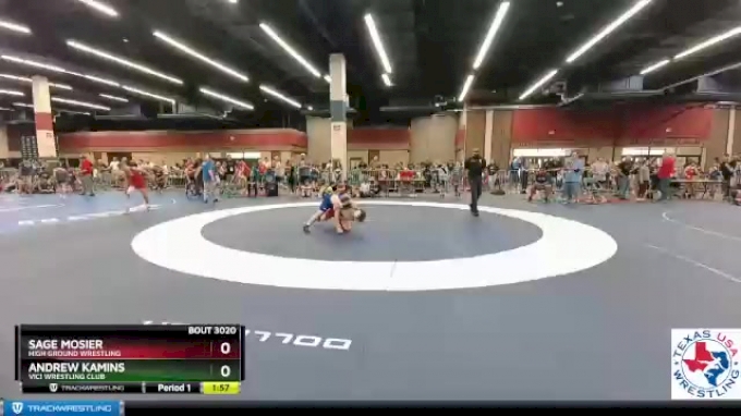 108 lbs Round 1 - Sage Mosier, High Ground Wrestling vs Andrew Kamins ...