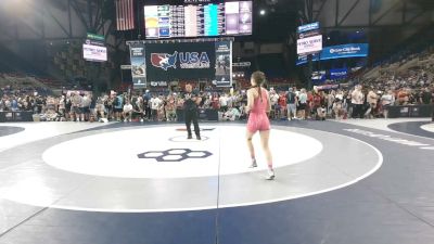 100 lbs Champ. Rd Of 32 - Abigail Peterson, Iowa vs Sky Ramos, Hawaii